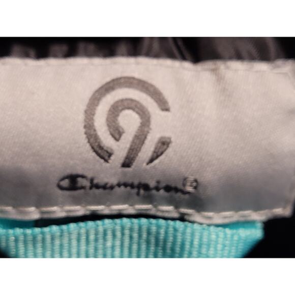 Champion C9 Water Resistant Black/Teal Snowbib Snow Ski Overall Girls S 6-6x EUC - Picture 6 of 8